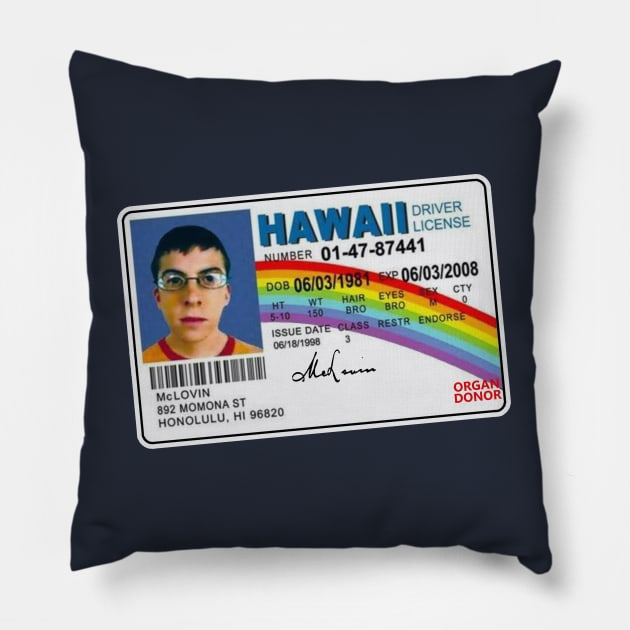 Superbad McLovin Pillow by Bigfinz