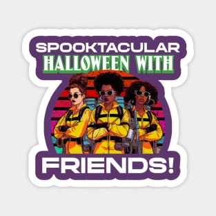 Halloween with friends Magnet