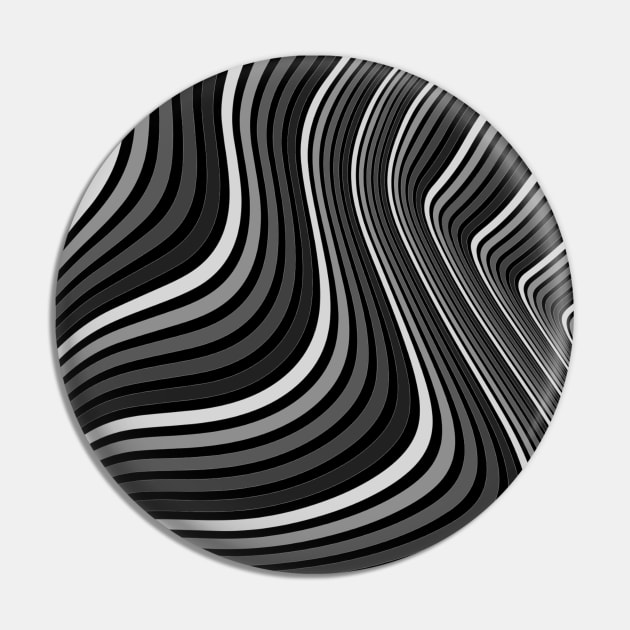 Shades of Gray Swirls Pin by Slightly Unhinged