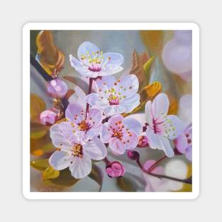 Cherry Blossom oil painting Magnet