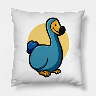 Cute dodo, bird Pillow
