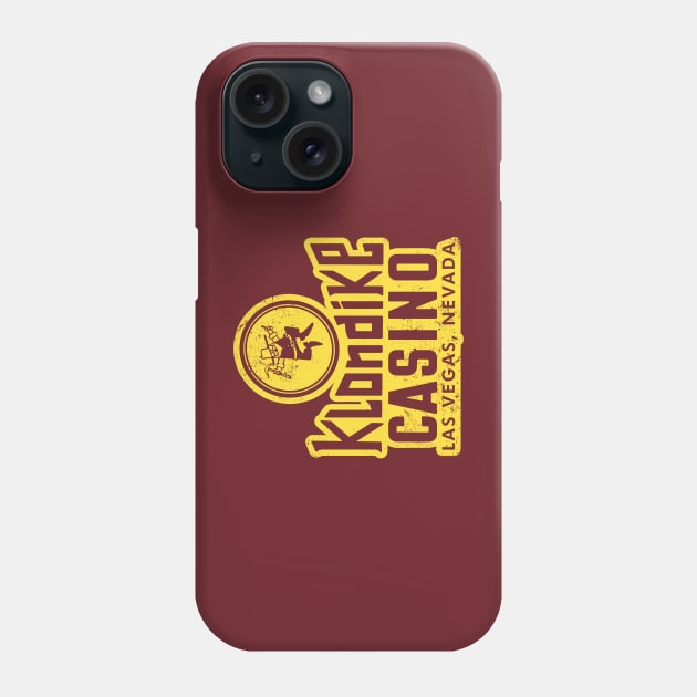 Retro Vintage Klondike Casino and Motel Las Vegas Phone Case by StudioPM71