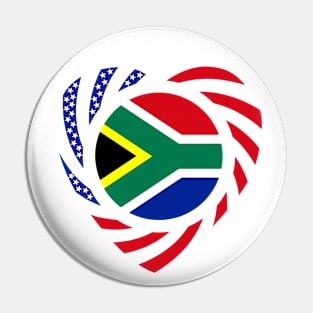 South African American Multinational Patriot (Heart) Pin