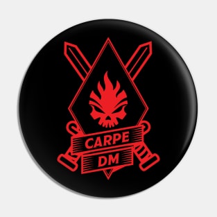Carpe DM Skull Swords Pin