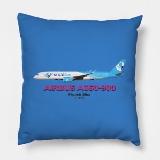 Airbus A350-900 - French Blue Pillow