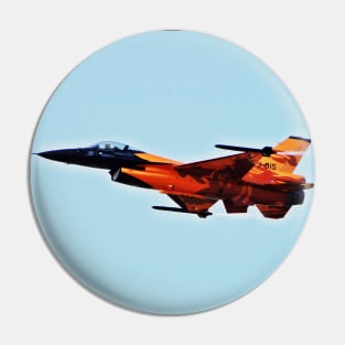 RNLAF Orange Lion Pin