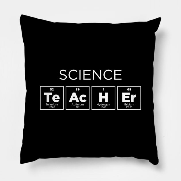 Science Teacher Periodic Table Pillow by Briansmith84