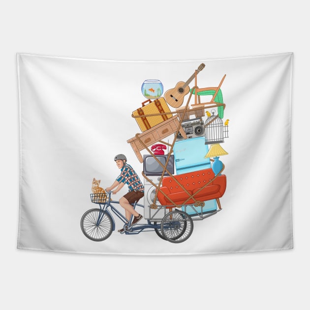 Life on the Move Tapestry by zomboy