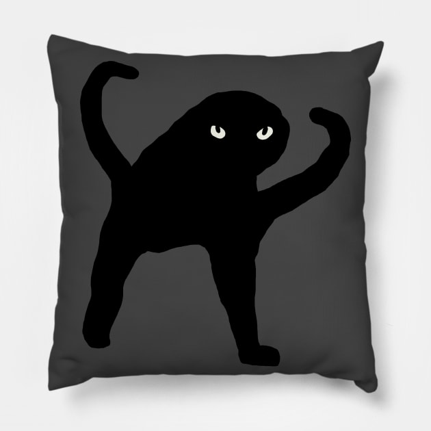 Cursed Cat Pillow by BURPeDesigns