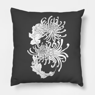 Chrysanthemum Infinity Design Pillow