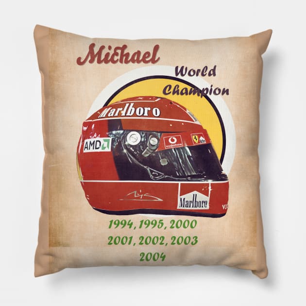 1994 Michael Schumacher Pillow by Popcult Posters