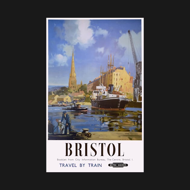 Vintage British Railways poster Bristol by Random Railways