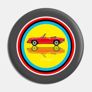 Triumph Spitfire on target Pin