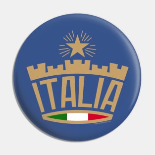 Italia Corona Pin