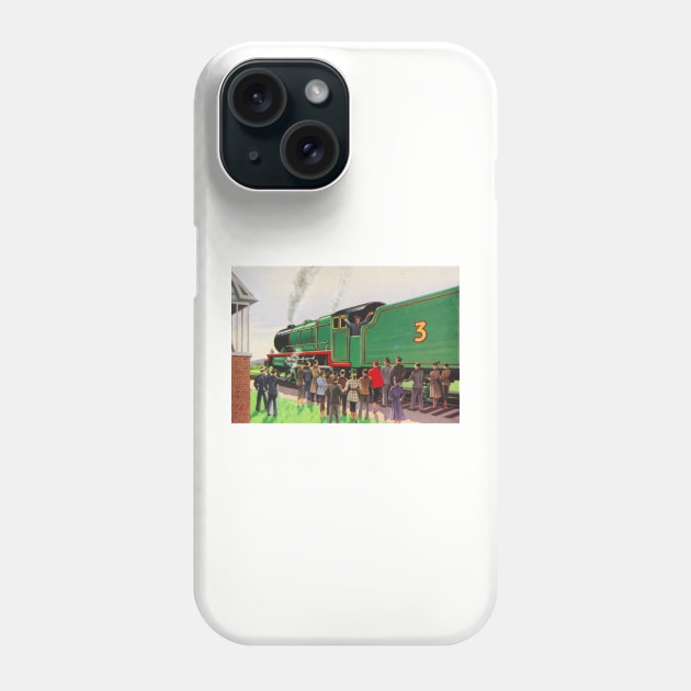 Henry the Green Engine: Henry's Sneeze from The Railway Series Phone Case by sleepyhenry
