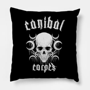 canibal in the darkness Pillow