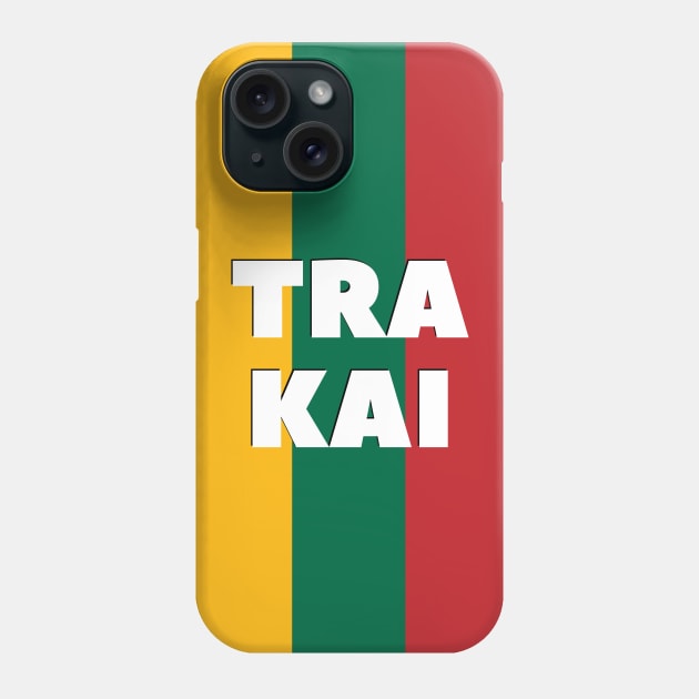 Trakai City in Lithuanian Flag Vertical Phone Case by aybe7elf