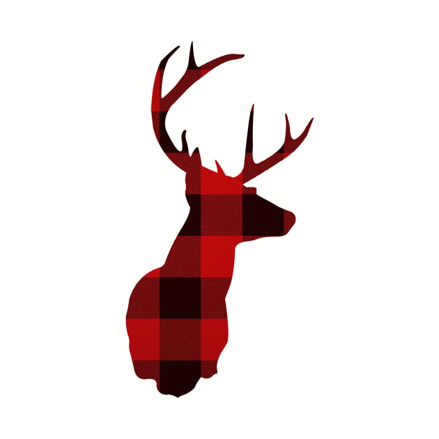 Plaid Deer by thedesignfarmer