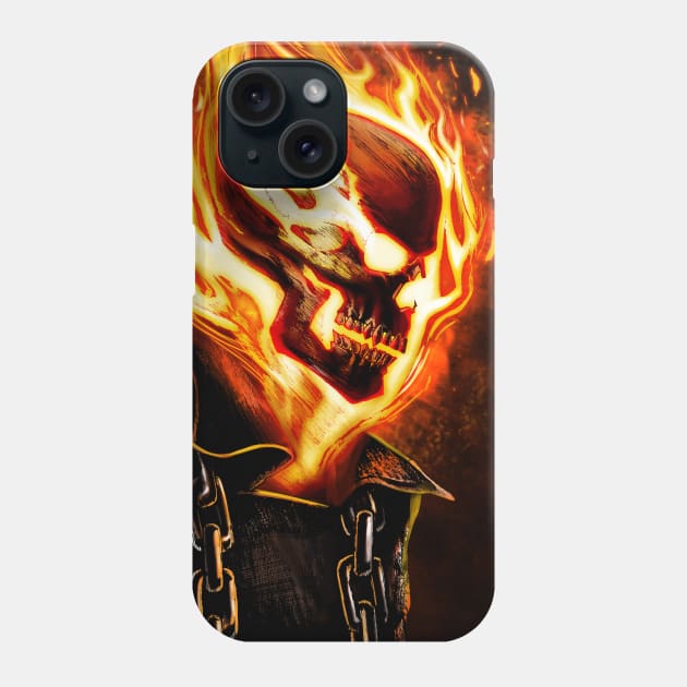 Ghost Rider - Roasted Phone Case by Jomeeo
