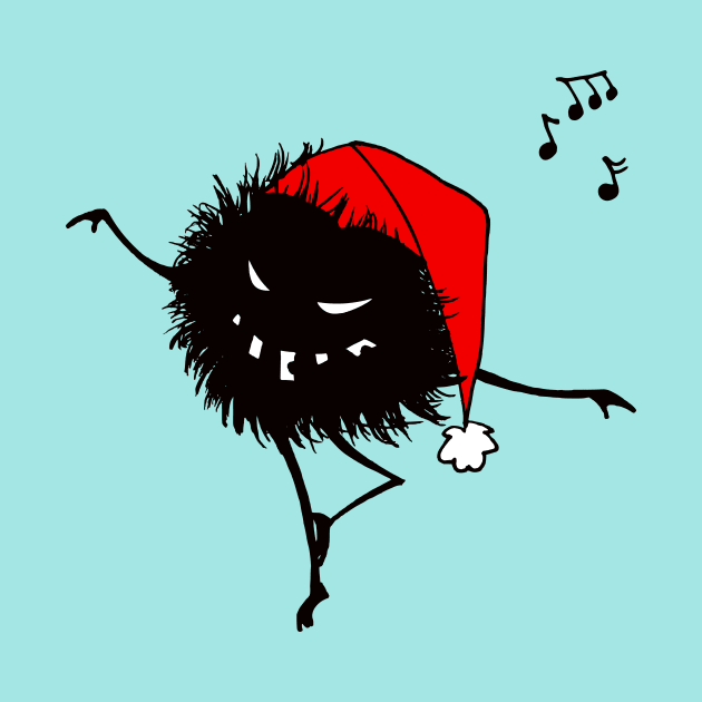 Singing And Dancing Evil Christmas Bug by Boriana Giormova