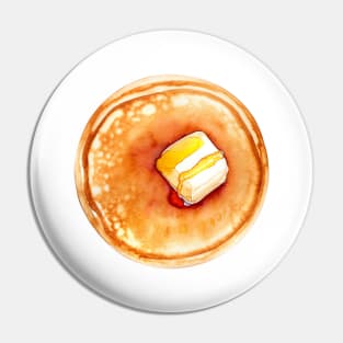 Pancake Watercolour Pin