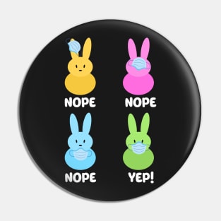 Peeps with masks wearing wrong happy easter 2021 Pin