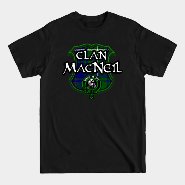 Disover Clan MacNeil Surname Scottish Clan Tartan Crest Badge - Scottish Clan - T-Shirt