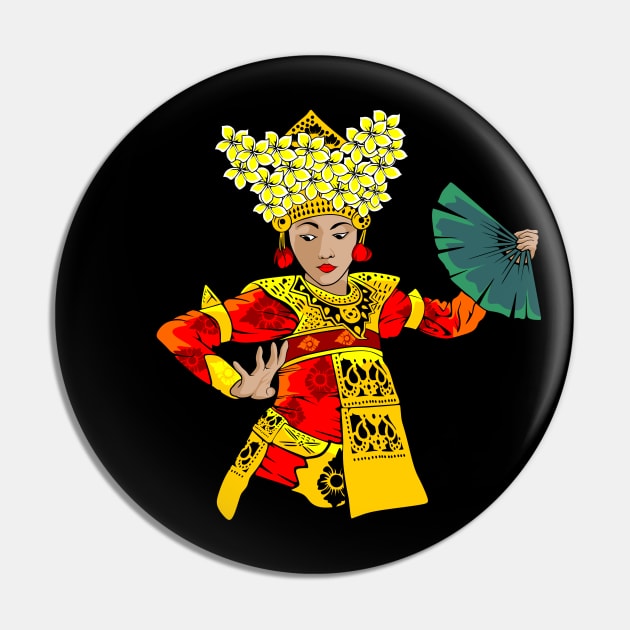 Fan Dance Pin by Ernish