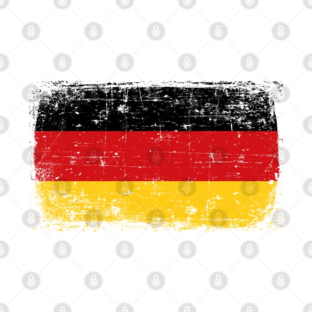 German Flag | Germany, Flagge Deutschlands | Distressed Flag by stuartjsharples