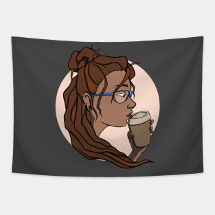 Coffee girl Tapestry