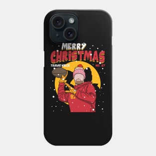 Travis Kelce Merry Christmas Phone Case