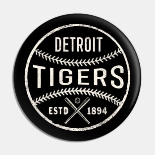 Vintage Detroit Tigers by Buck Tee Pin