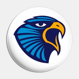 Blue Eagle Scream Logo Pin