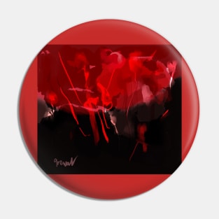 Red abstract Pin