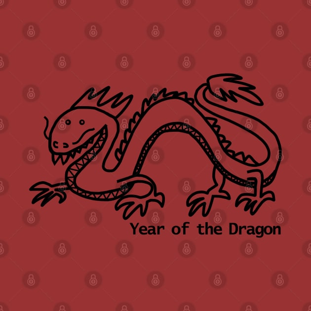 Small Year of the Dragon by ellenhenryart