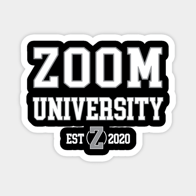 Zoom University Magnet by WMKDesign