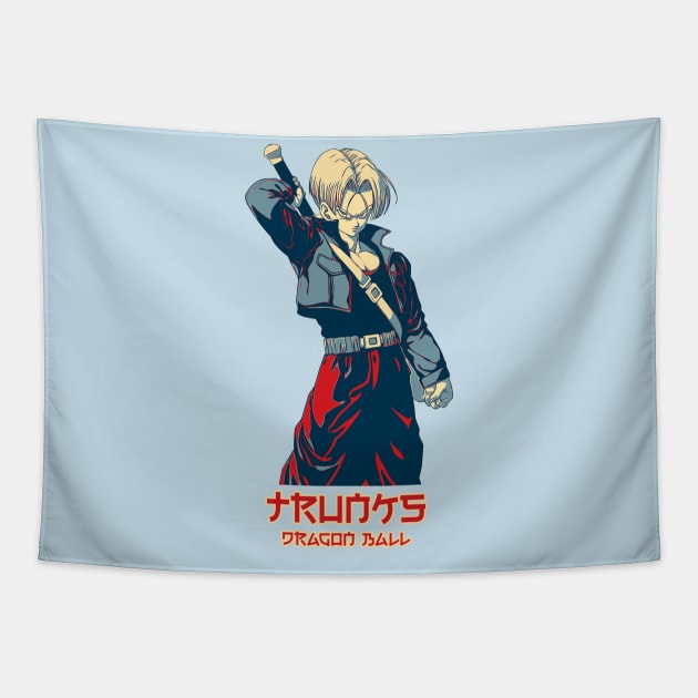 Trunks Dragon Ball Hope Style Tapestry by masnono