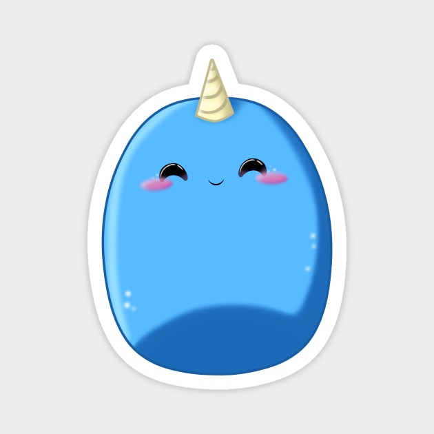 Finn the Narwhal Magnet by Bunnibi