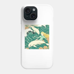 Japanese Surfers Phone Case