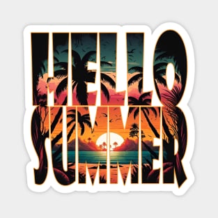 HELLO SUMMER Magnet