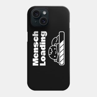 Little Baby Mensch Loading Funny Yiddish Words Phone Case
