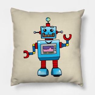 fun robot toy Pillow