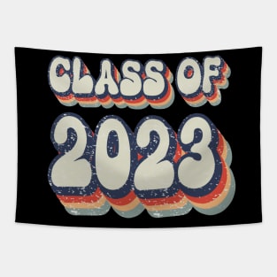 Class of 2023 Graduate Vintage Style Font Tapestry