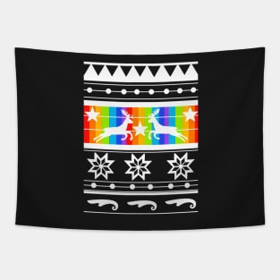 Rainbow Fair Isle Sweater Tapestry