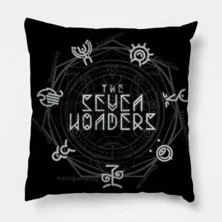 The Seven Wonders - graveyard grey Pillow