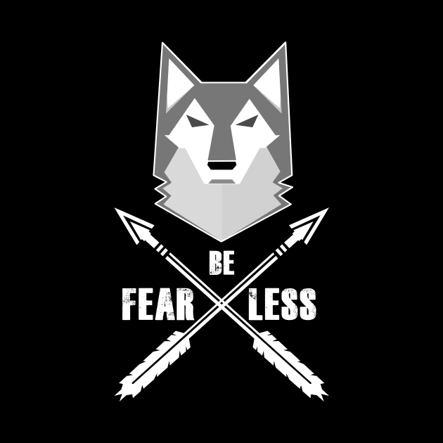 Be FEARLESS Wolf Motivational Entrepreneur Fitness Workout by ChrisWilson