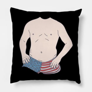 Dad Bod - American Paunch - Shirtless Gut Pillow