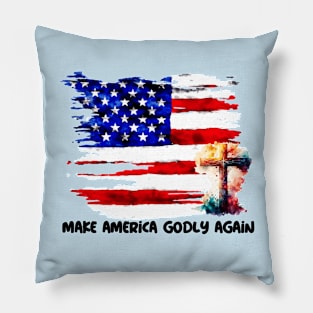 Make America Godly Again Pillow