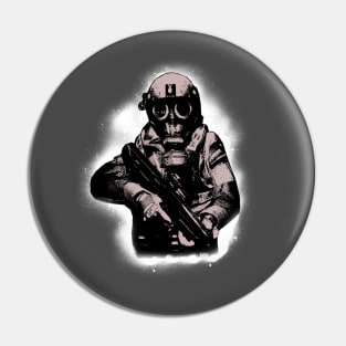 Graffiti Soldier Pin