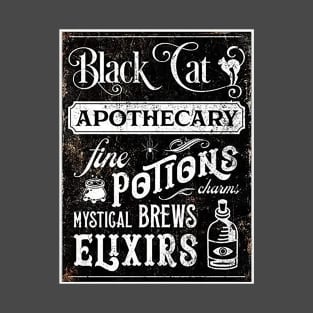 Black Cat Apothecary - Fine Potions and Elixirs! T-Shirt